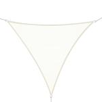 Outsunny Toldo vela Triangular 4x4x4 metros Toldo tipo Sombrilla Parasol Triángulo de Poliéster para Jardín Playa Camping Color Gris(c-2)