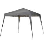 Outsunny Carpa Plegable 3x3m Cenador de Jardín Diseño Pop Up de Acero y Cubierta de Tela Oxford Azul(c-2)
