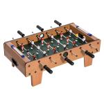 HomCom Juego Mesa de Fútbol Madera para Niño +3 Años y Adultos - 69x37x24cm