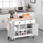 HOMCOM Carrito de Cocina Carrito de Servicio Doméstico de 4 Niveles con Una Bandeja Extraíble Estante Ruedas Universales 40x30x76cm(c-1)