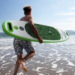 HomCom® Tabla de Paddle Surf Hinchable con Remo Ajustable y Bomba 305x76x15cm con 3 Aletas Kit de Reparación Bolsa de Transporte Ideal para Principiantes(c-1)