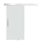 HomCom® Puertas Correderas de Cristal Translúcido con 4 Rayas Instalación sin Obras - 205x102,5 cm(c-5)