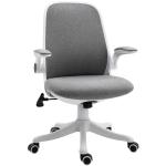 Vinsetto Silla de Escritorio Silla Giratoria de Oficina Función Basculante Altura Ajustable Ergonómica con Reposabrazos Elevable Carga 120 kg 62,5x60x90-98 cm Rosa(c-1)