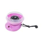 HOMCOM Máquina para Nubes de Algodón de Azúcar Acero Inox. y Aluminio 450W-550W 27x26x18cm Rosa