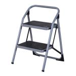 HOMCOM Escalera plegable de Acero con Revestimiento en Polvo 68x47x48cm(c-1)
