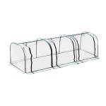 Outsunny® Invernadero Caseta 400x100x80cm para Jardín Terraza Cultivo de Plantas Semilla(c-2)