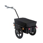 PawHut Remolque de Bicicleta para Carga 50kg Carga de Equipaje Marco de Acero Ligero con Reflectores(c-2)