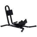 HOMCOM Aparcamiento de Moto Ajustable Soporte de Rueda de Moto Metal para Ruedas Diametro 43 48 53cm