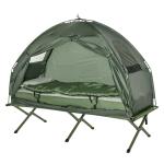 Outsunny 5 Man Camping Tent Family Friends Outdoor Shelter w/ Rainfly 3 Rooms Carry Bag(c-2)