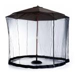 Outsunny Universal 10 x 10ft Gazebo Adjustable Replacement Mosquito Netting Black(c-1)