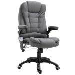Vinsetto PU Leather 6-Point Massage Office Recliner Chair Brown(c-7)