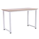 HOMCOM® BIURKO KOMPUTEROWE STÓŁ BIUROWY biały 120 x 60 x 76 cm