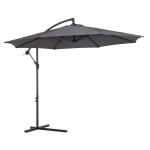 Parasol ogrodowy z ręczną korbą 3 m szary Outsunny(c-2)