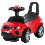 HOMCOM kindervoertuig loopauto loopstoeltje met claxon opbergruimte PP rood 62 x 28 x 41,5 cm