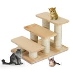 Pawhut Cat Tree Ladder 63.5L 43W 60H (cm)-Light Brown(c-2)