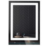 kleankin Glass Illuminated LED Edge Bathroom Mirror - 70x50cm(c-3)