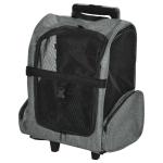 Pawhut 41Lx34Wx30H cm Pets Carrier Folding Bag-Grey(c-6)