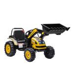 HOMCOM Toddlers Sound Effect PP Quad Bike Walker Yellow/Blue(c-5)