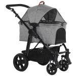 PawHut No-zip Detachable Pet Stroller Foldable Dog Cat Travel Carriage Carrying Bag(c-3)
