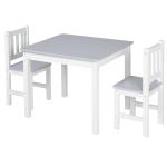 HOMCOM Toddlers 2-in-1 HDPE Eraser Board Table & Chair Set(c-5)