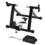 HOMCOM Indoor Bicycle Exercise Trainer w/ Bar Remote Control & Near-Universal Fit Black(c-4)