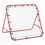HOMCOM Target Ball Kickback Goal Football Training Game Teens Adult Target Goal Play Adjustable Angles Outdoor(c-3)