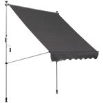 Outsunny 200 x 150cm Patio Adjustable Awning Floor- to-ceiling Retractable Shade,UV Protective(c-4)