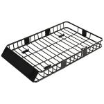 HOMCOM Adjustable Roof Rack Metal Inclined Design of The Front Baffle 109/162x99x16cm Black