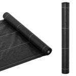 Outsunny 1x50m Gardener Premium Weed Barrier Landscape Fabric Durable & Heavy-Duty Weed Block Gardening Mat, Easy Setup & Superior Weed Control Convenient Design(c-1)