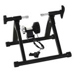 HOMCOM Indoor Bicycle Exercise Trainer w/ Bar Remote Control & Near-Universal Fit Black(c-1)