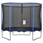 HOMCOM 305cm Trampoline for Kids and Adult with Safety Enclosure Net Spring Pad Waterproof Jump Mat for Outdoor Indoor Use