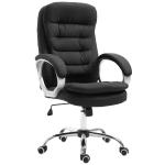 Vinsetto Lumbar Support Adjustable Height Office Chair Rock 360° Rolling Gray(c-1)