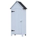 Outsunny Garden Storage Shed Backyard Tool Cabinet Tool Organizer with Asphalt Roof(c-2)