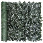 Outsunny Artificial Leaf Hedge Screen Privacy Fence Panel for Garden Outdoor Indoor Decor 3 x 1.5M Dark Green(c-3)