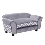 PawHut Pet Sofa Couch Dog Cat Wooden Sponge Sofa Bed Lounge Comfortable Luxury w/Cushion(c-2)