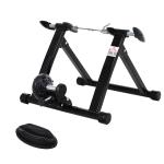 HOMCOM Indoor Bicycle Exercise Trainer w/ Bar Remote Control & Near-Universal Fit Black(c-3)