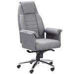 Vinsetto SOHO Style Office Chair with Reclining Back 360° Swivel Height Adjustable Home Office, Grey