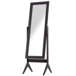 HOMCOM Freestanding Dressing Mirror Bedroom Tall Adjustable Angle 148x47cm Brown