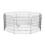 PawHut Enclos pour Chien Noir 71 x 91 cm