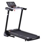 HOMCOM Cinta de Correr y Andar con Botón de Emergencia Pantalla LCD Mando a Distancia 1-6 km/h Potencia de Motor 500W Ahorra Espacio 105x56x108,5 cm Negro(c-2)