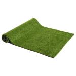 Outsunny 25mm Pile Height Artificial Grass Mat Garden Lawn Carpet Indoor & Outdoor Synthetic Turf Landscape Ornament Home Decor 3 x 1m - Green