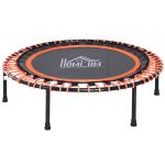 HOMCOM 40" Mini Round Trampoline Aerobic Bouncer Rebounder Indoor Outdoor Fitness Jumper Orange