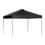 Outsunny 10' x 10' Outdoor Pop-Up Party Tent Canopy with Top Vent, 3-Level Adjustable Height and Roller Bag, Black(c-2)