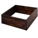 Outsunny Wooden Garden Bed Vegetable Flower Square Planter Outdoor Gardening