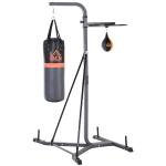 HOMCOM Boxing Punch Ball Set 360 Degree Rebound Spring For Teenager Height Adjustable Ф38x78-120cm(c-1)