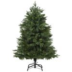 HOMCOM 1.2m Artificial Christmas Tree Holiday Home Indoor Decoration with Foldable Feet, Green