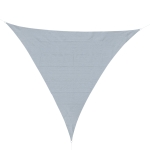Outsunny Toldo Vela triangular 3x3x3m para Terraço Jardim Camping cinza