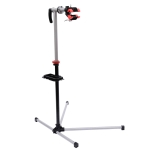 HOMCOM Suporte Tipo Cavalete para Reparação de Bicicletas - Cor preto e prateado - Aço - 100x56x190 cm
