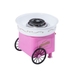 HOMCOM Máquina de Algodão Doce Alumínio Cor-de-rosa 30x30x28 cm 450W-550W