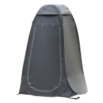 Outsunny Vestiário de praia dobrável Tenda para o chuveiro 120x120x190 cm Preto